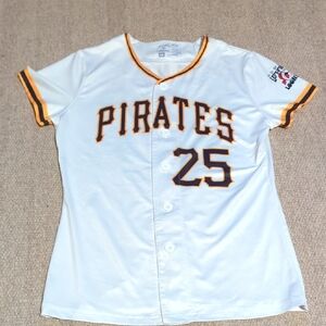 Women's Pittsburgh Pirates Left Field Loonies Jersey Size Small